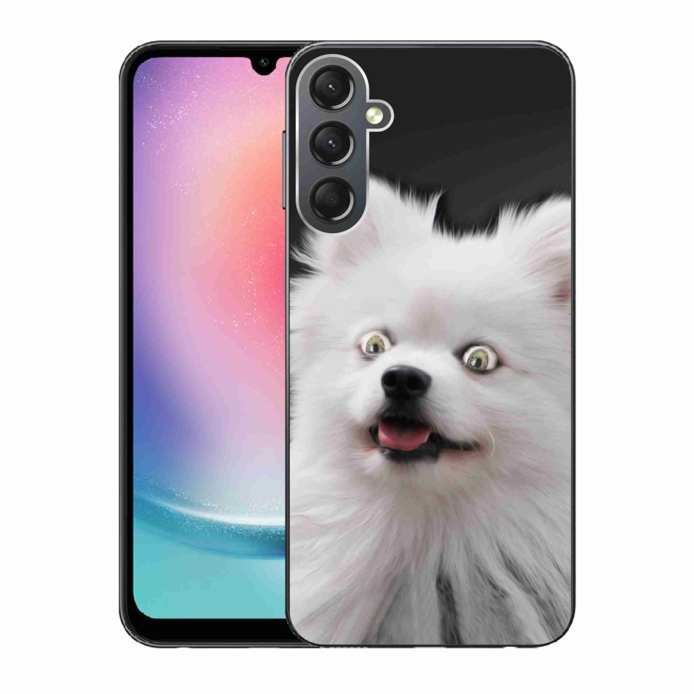 Zselés borítás mmCase Samsung Galaxy A24 készülékhez - fehér tipp
