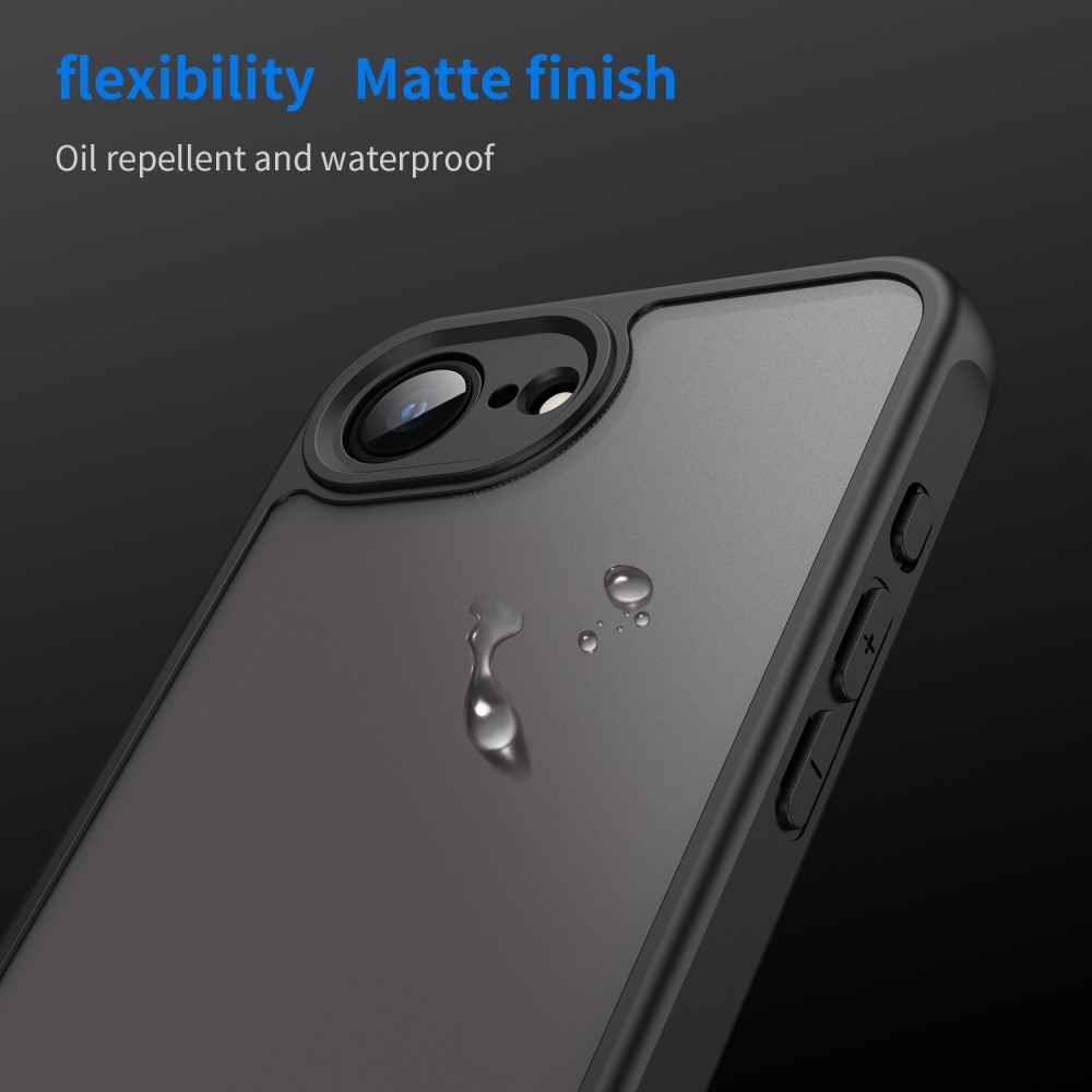 Proof gél tok fix hátlappal iPhone 16e készülékhez - fekete