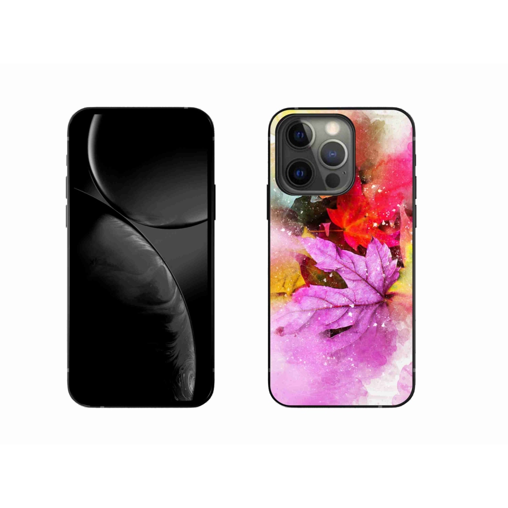 Zselés borítás mmCase iPhone 13 Pro 6.1 készülékhez - színes levelek