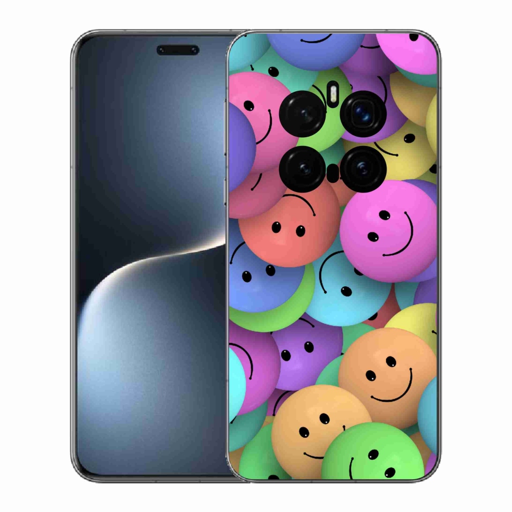 Gél borító mmCase a Honor Magic 7 Pro 5G készülékhez - színes smiley-k