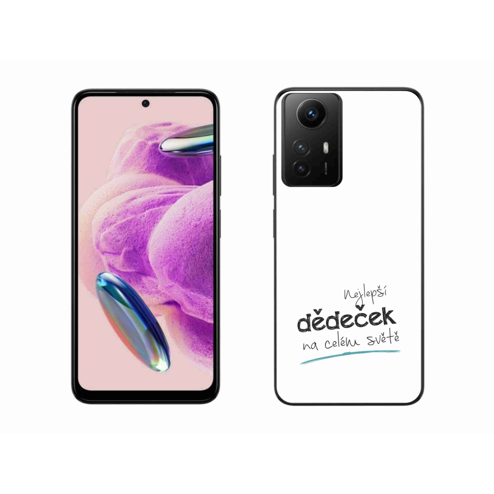 Gél borító mmCase a Xiaomi Redmi Note 12S számára - a legjobb nagypapa 3 fehér háttérrel