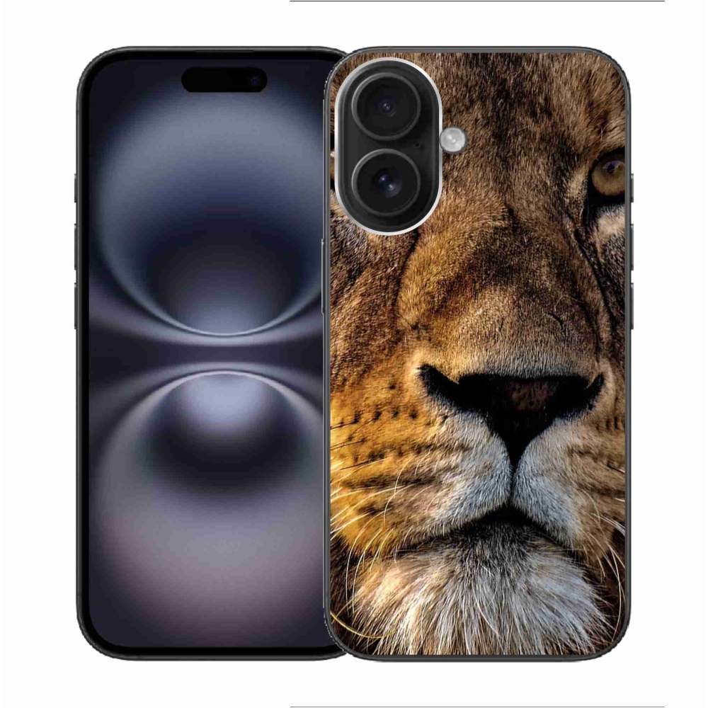 Gél tok mmCase iPhone 16 készülékhez - oroszlán