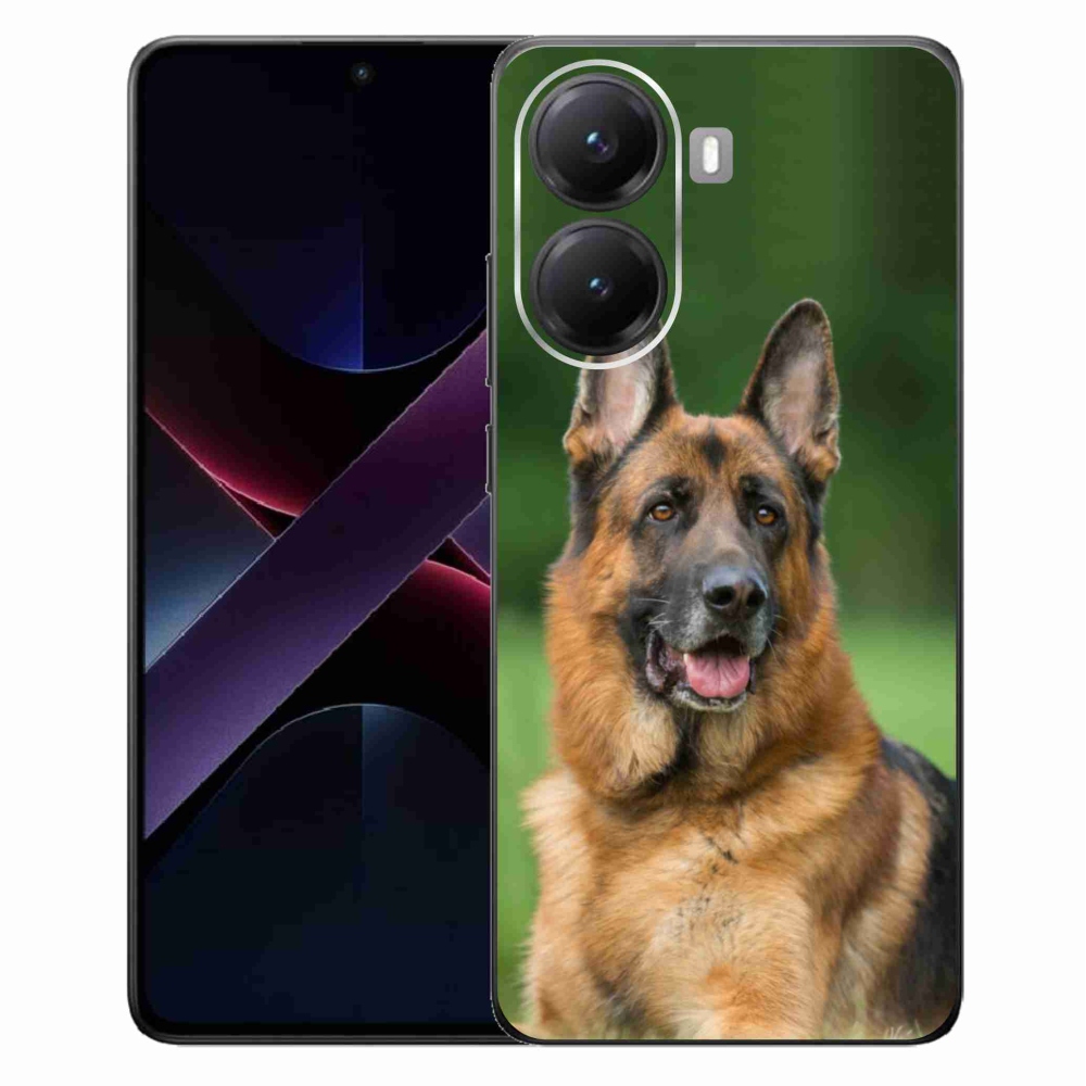 Gél borítás mmCase a Xiaomi Poco X7 Pro 5G számára - Német juhászkutya