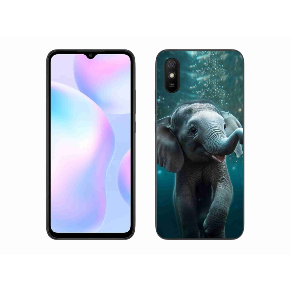 Gél borítás mmCase a Xiaomi Redmi 9AT számára - elefánt a víz alatt