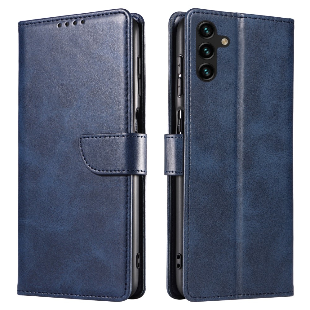 Zárható könyvtáska Samsung Galaxy A26 5G - kék