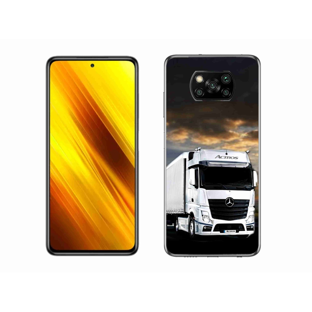 Gél borítás mmCase a Xiaomi Poco X3 Pro számára - teherautó