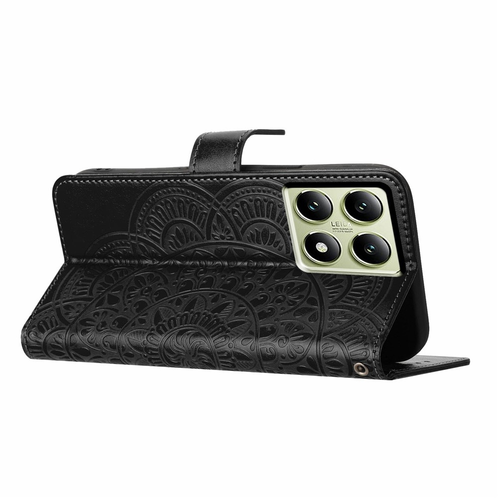 Mandala könyv tok Xiaomi 15T Pro-hoz - fekete