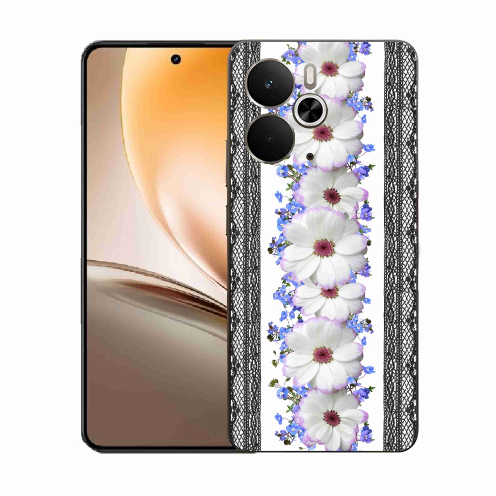 Gél borító mmCase a Realme 14 5G készülékhez - virágok 8