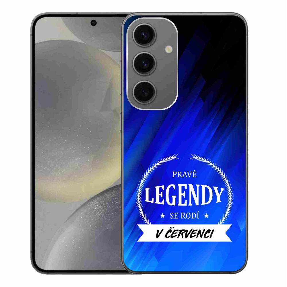 Gél borítás mmCase Samsung Galaxy S24+ - Legends in July kék háttérrel