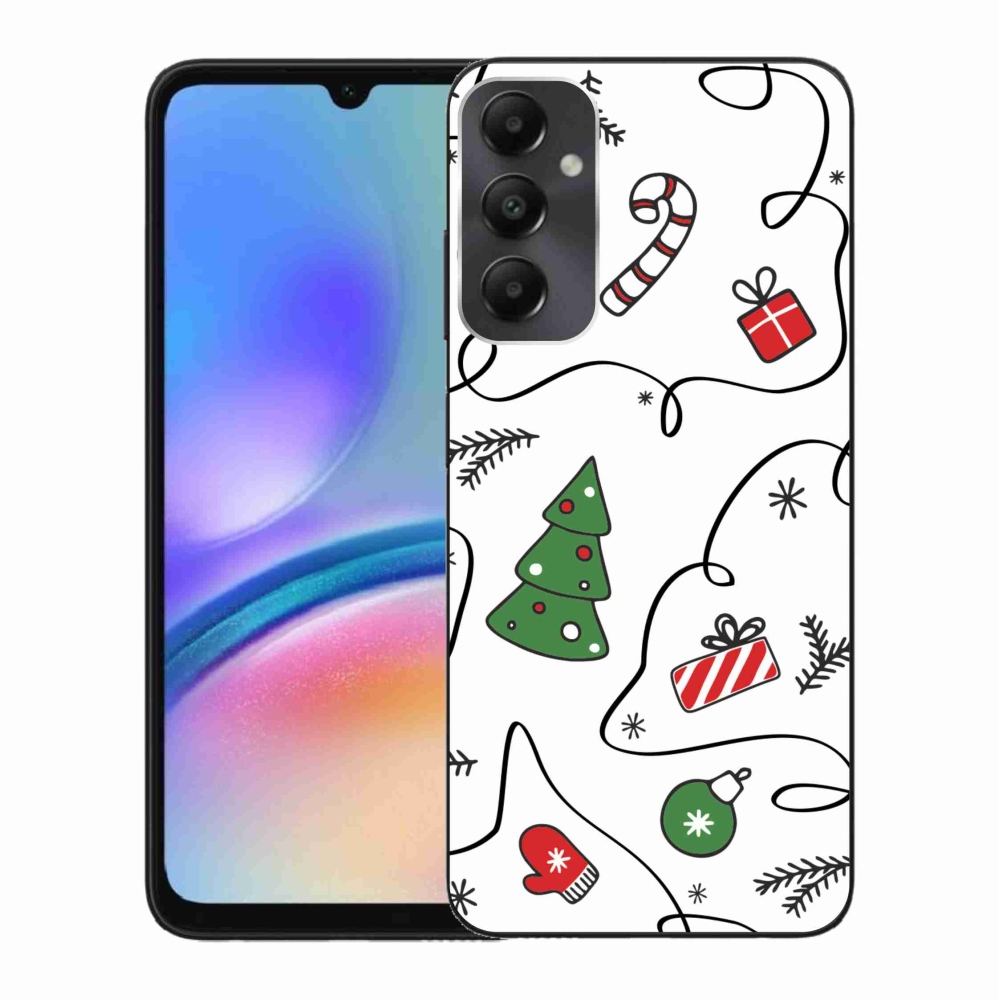 Gél borítás mmCase Samsung Galaxy A05s készülékhez - karácsonyi motívumok
