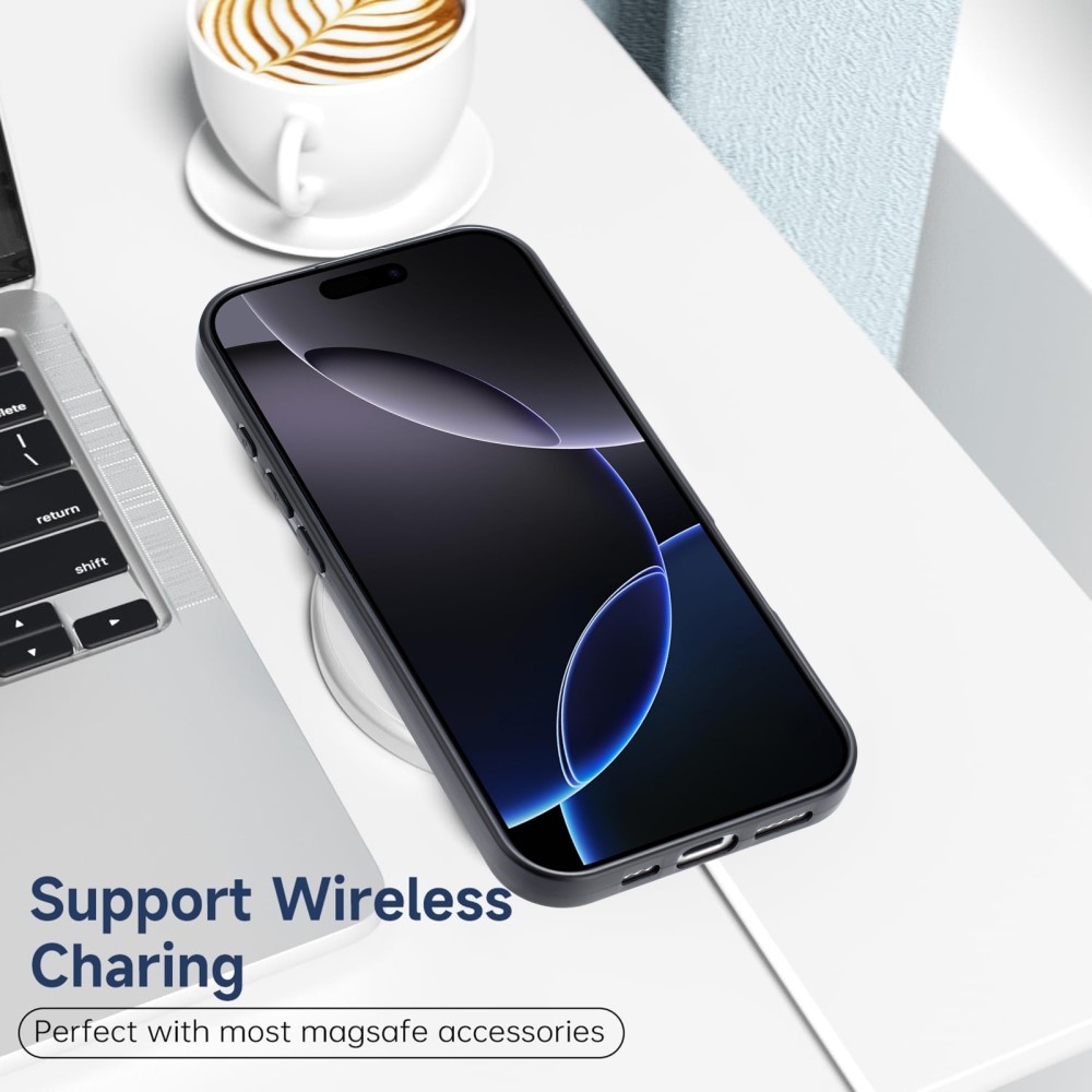 Matt zselés tok Samsung Galaxy S25 Edge készülékhez - fekete