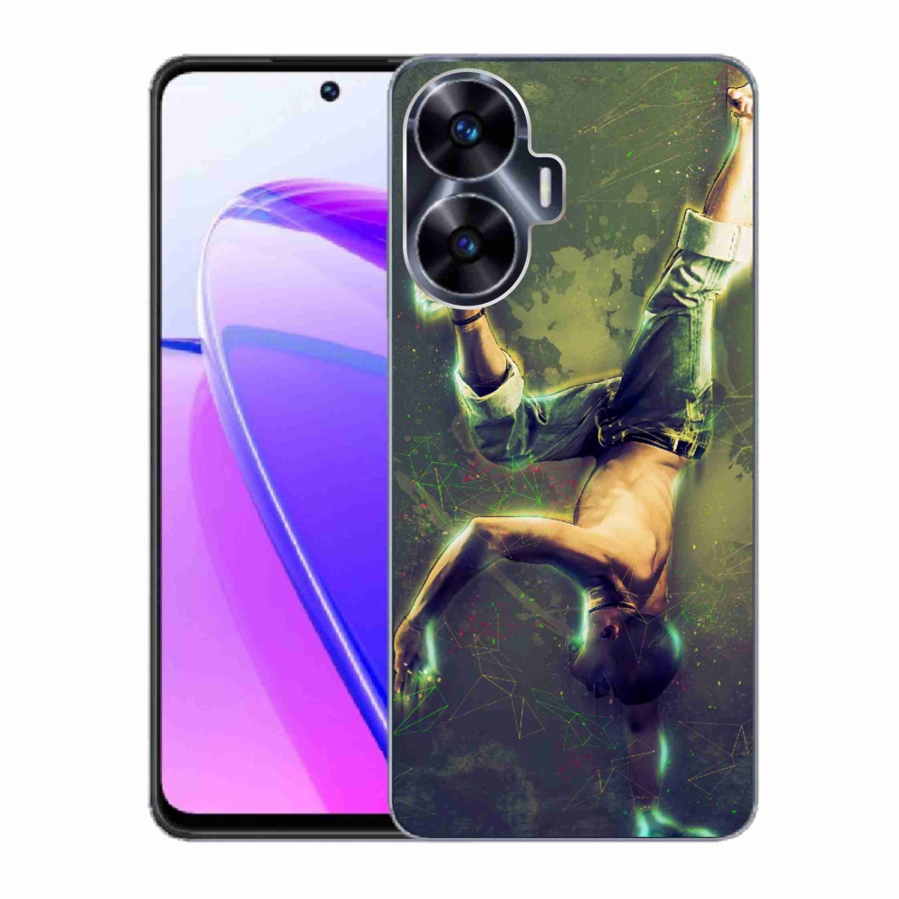 Gél borítás mmCase a Realme C55 készülékhez - breakdance