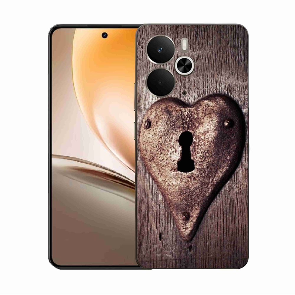 Gél borítás mmCase a Realme 14 5G készülékhez - szív alakú zár