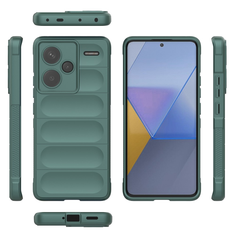 Rugg tartós zselés tok Xiaomi Redmi Note 13 Pro+ 5G - zöld