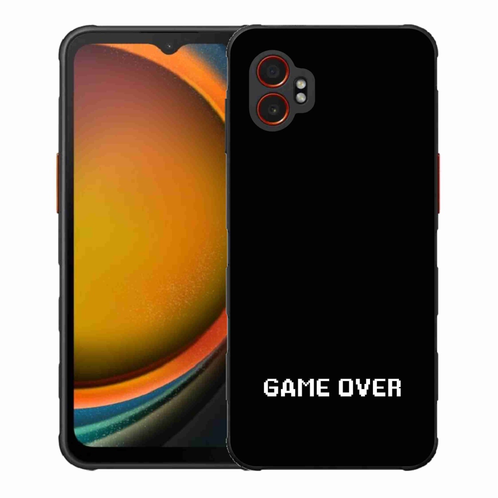 Gél borítás mmCase Samsung Galaxy Xcover 7 Pro - játék fekete háttérrel