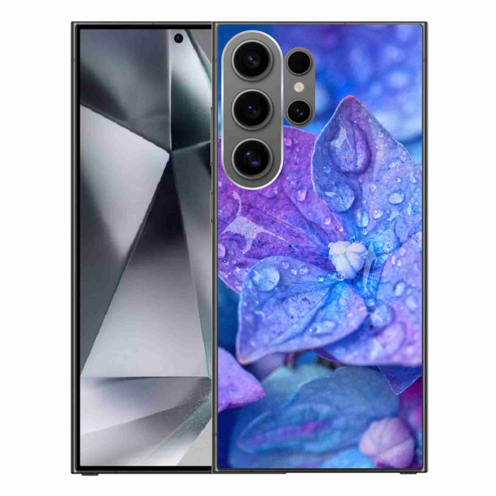 Gél védőhuzat mmCase Samsung Galaxy S24 Ultra készülékhez - lila virág