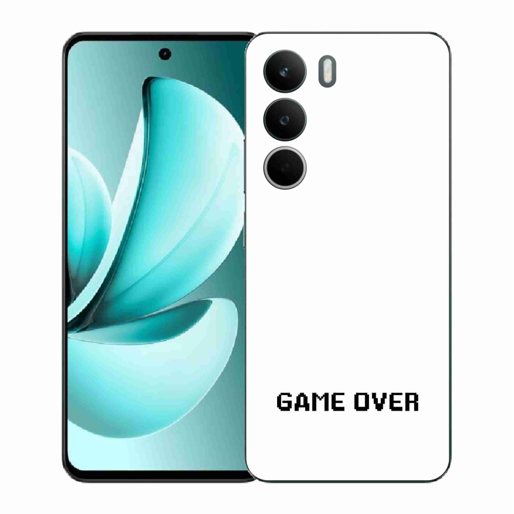 Gél borítás mmCase a Realme C71 készülékhez - játék fehér háttérrel