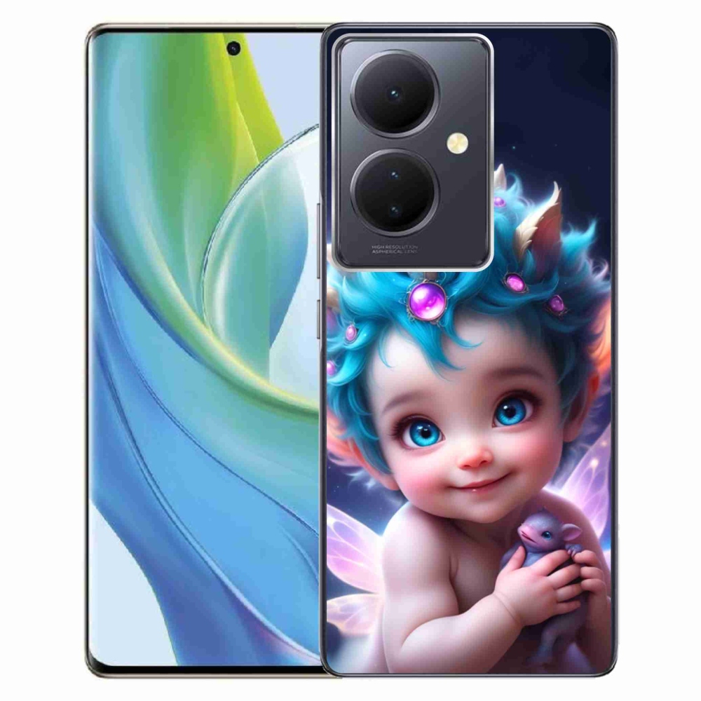 Gélburkolat mmCase a Vivo V29 Lite 5G-n - baba pillangószárnyakkal