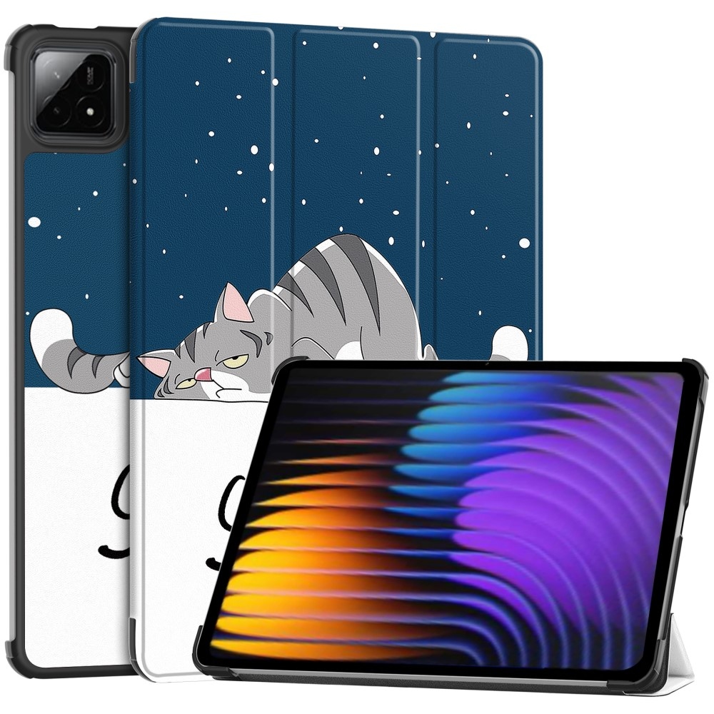 Patty intelligens pozicionáló táblagép tok Xiaomi Pad 7/7 Pro - macska