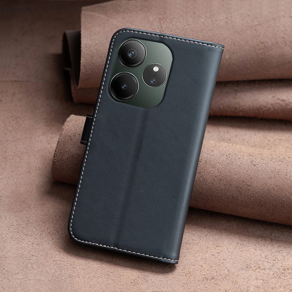 BNF könyvtáska a Realme GT 6 5G/GT 6T 5G készülékhez - fekete