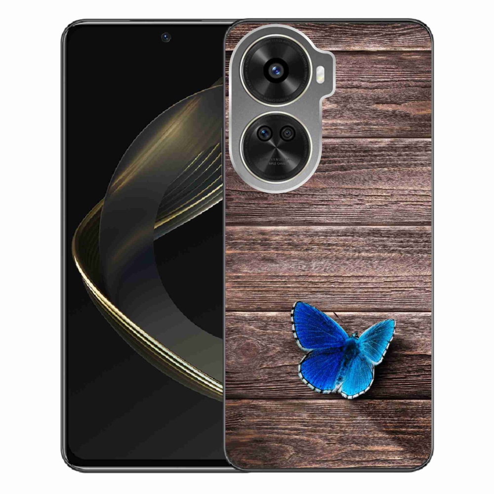 Zselés borítás mmCase a Huawei Nova 12 SE számára - kék pillangó 1