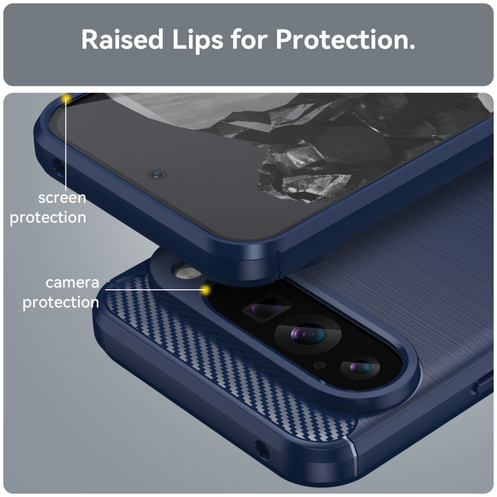 Szénálló zselés tok a Google Pixel 9 Pro XL számára - kék