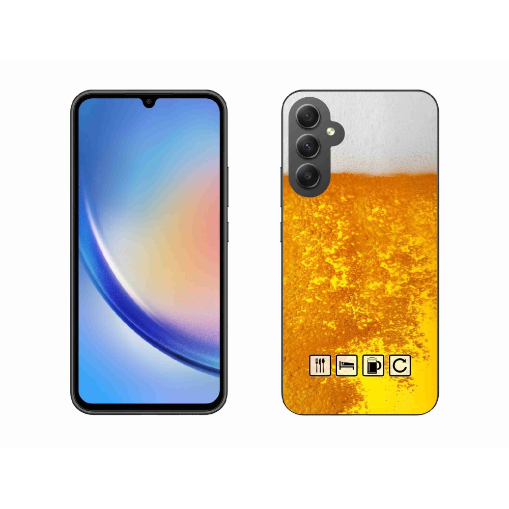 Gél borítás mmCase Samsung Galaxy A34 5G - sör motívum 3