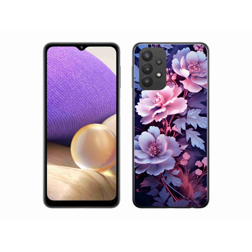 Gél borítás mmCase Samsung Galaxy A32 5G - virágok 11