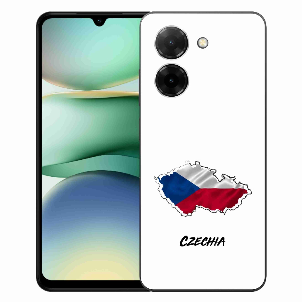 Gél borító mmCase a Xiaomi Redmi A5 (171.7x77.8x8.3mm) - Csehország fehér háttérrel