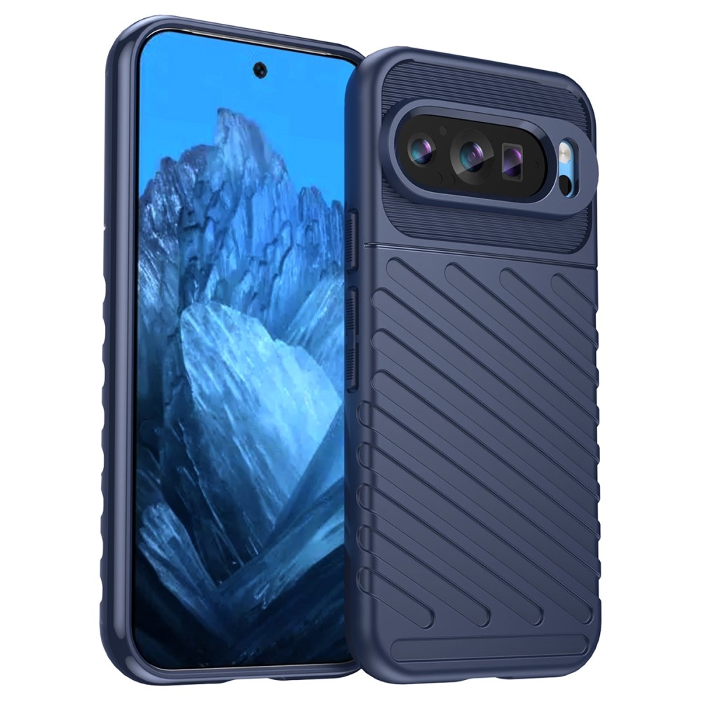 Thunder tartós zselés tok Google Pixel 9/9 Pro készülékhez - kék
