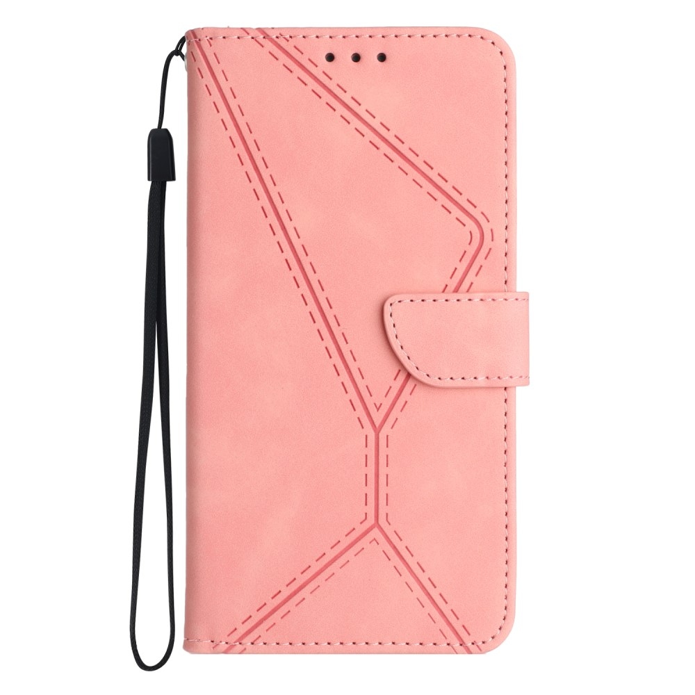 Linesy könyvtáska Xiaomi Redmi A5 (171.7x77.8x8.3mm) - rózsaszínű