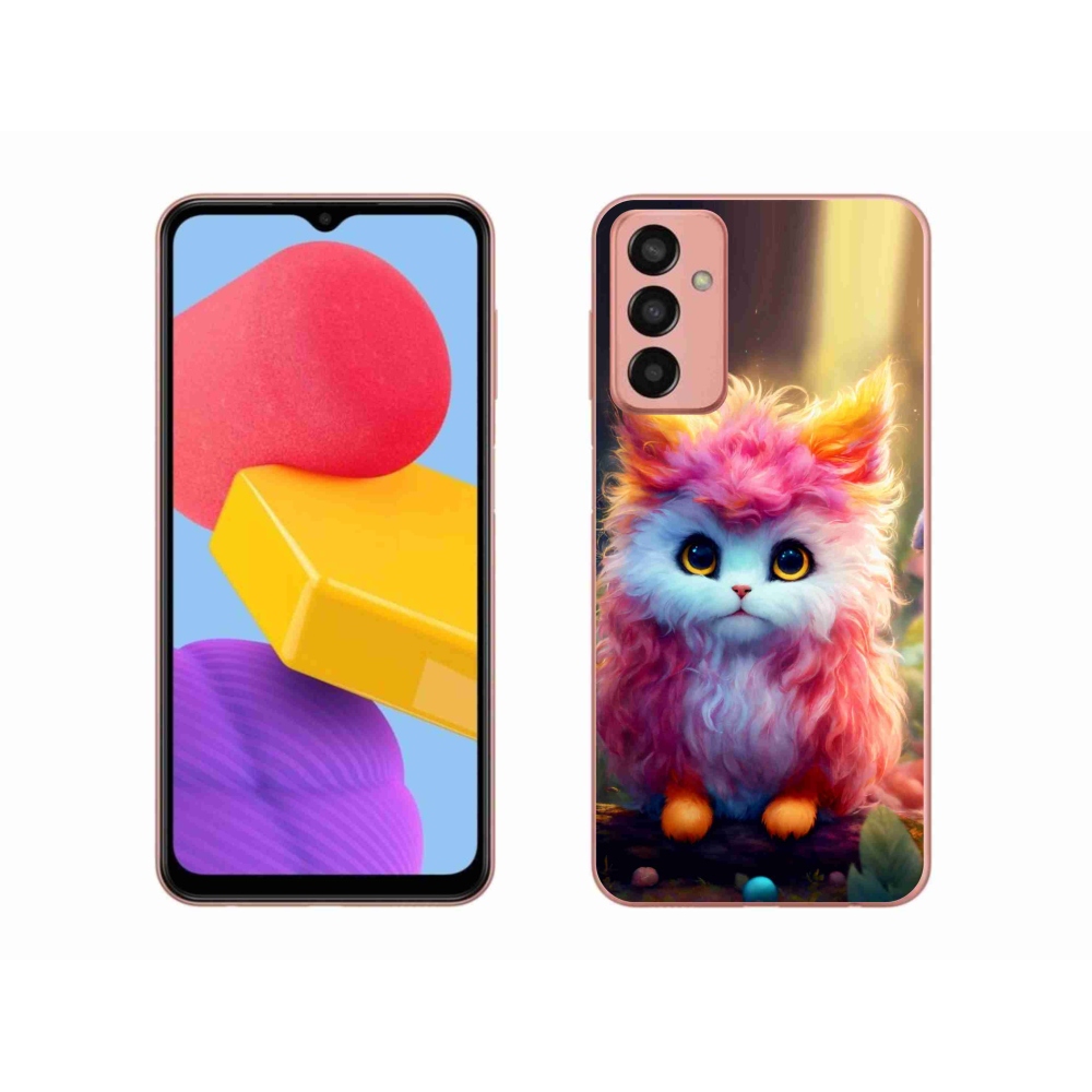 Gél borító mmCase Samsung Galaxy M13 készülékhez - aranyos cica 5
