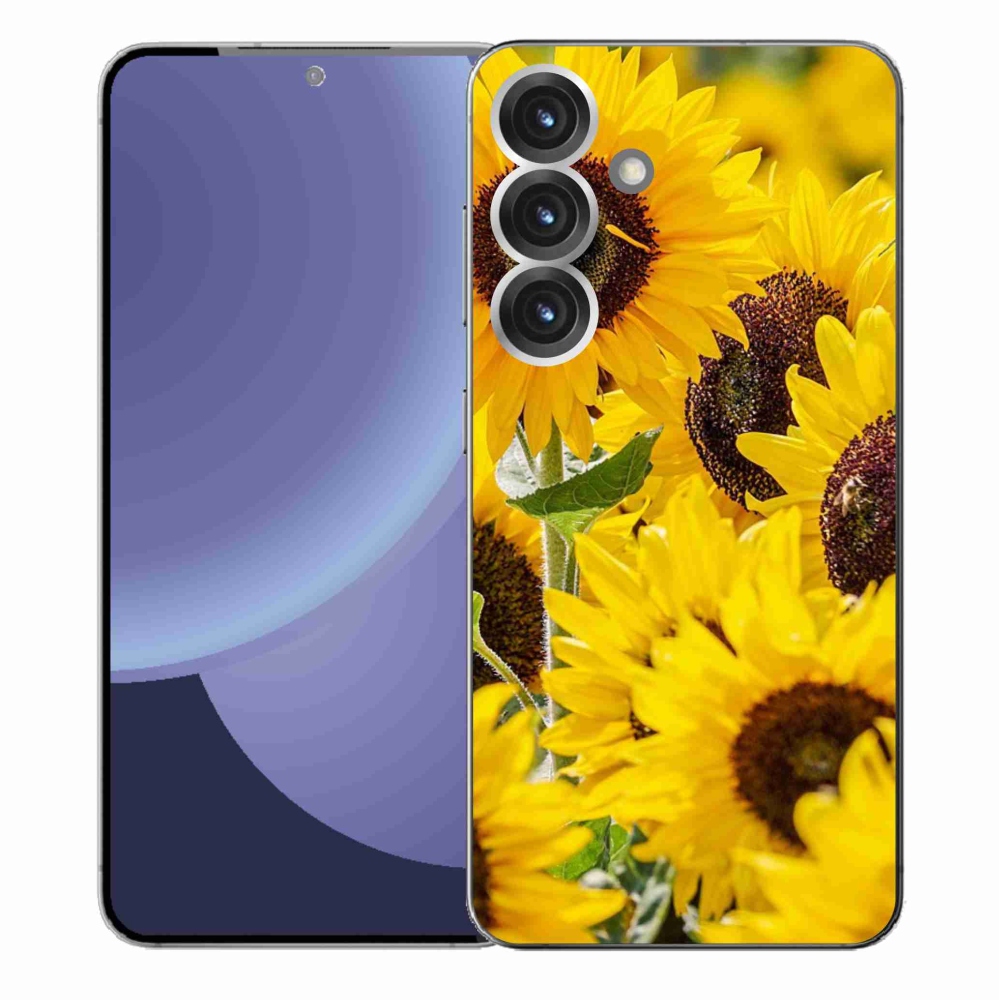 Zselés borítás mmCase Samsung Galaxy S25+ - Napraforgó
