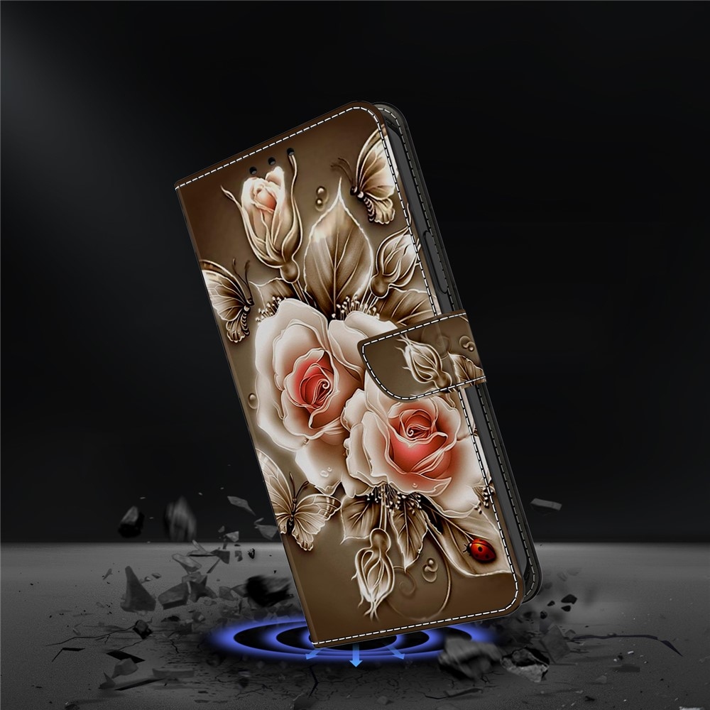 Firmly book tok Samsung Galaxy A17 5G/A26 5G - barna rózsa
