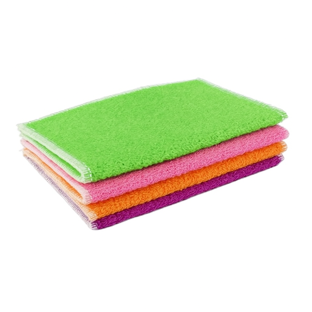 Bambusz mikroszálas kendő (29,5 x 26,5 cm) - 4db