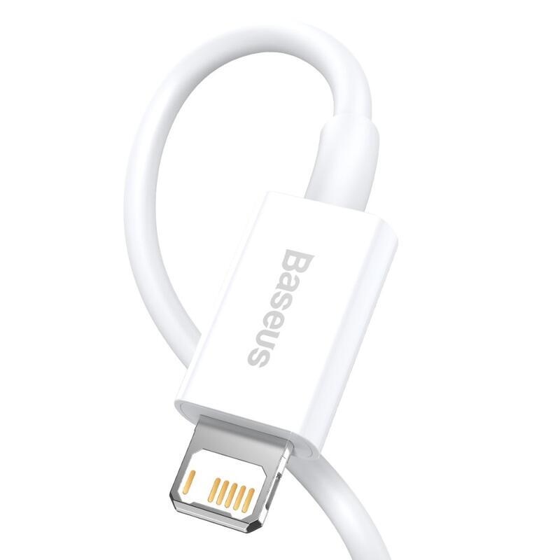 BASE lightning töltő- és csatlakozókábel Apple 1.5m - fehér