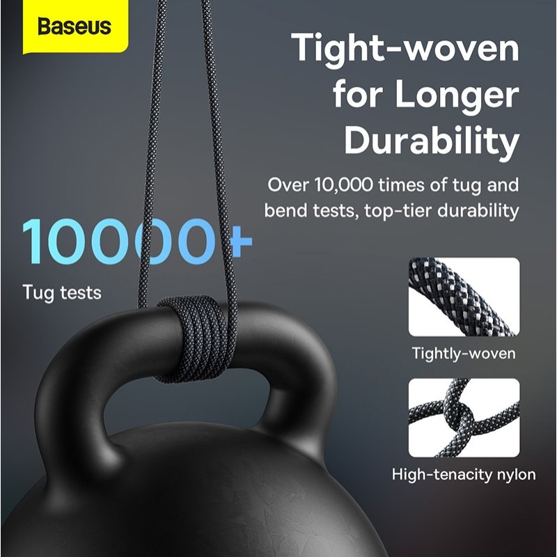 Baseus CALD000616 Dynamic sorozatú gyors töltő adatátviteli kábel USB - USB-C 100W 1m szürke