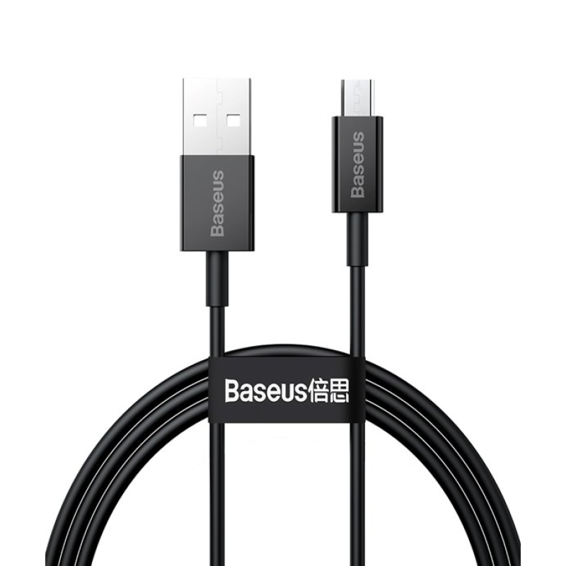 Baseus CAMYS-A01 Superior gyors töltő adatkábel MicroUSB 2A 2m fekete