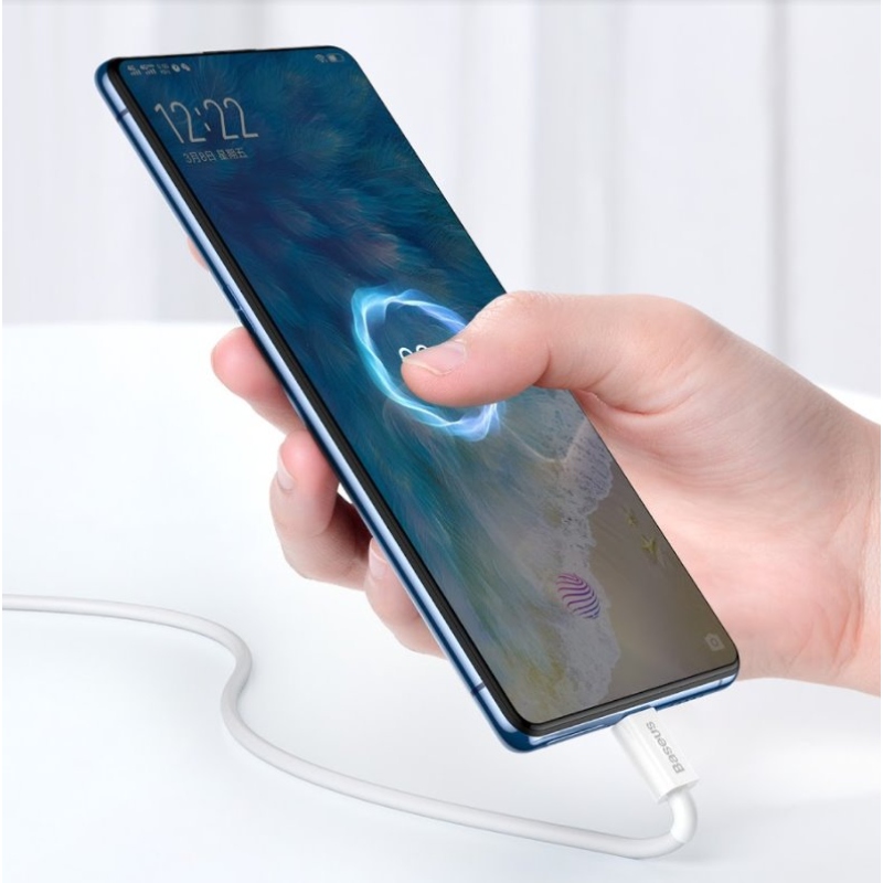Baseus CAMYS-A02 Superior gyors töltő adatkábel MicroUSB 2A 2m fehér
