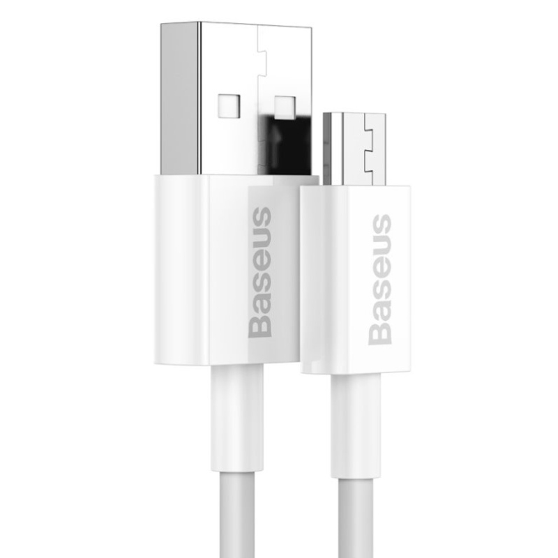 Baseus CAMYS-A02 Superior gyors töltő adatkábel MicroUSB 2A 2m fehér