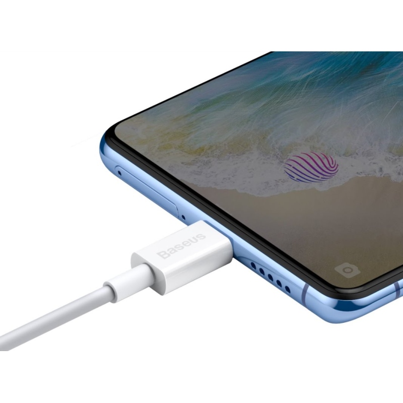 Baseus CAMYS-A02 Superior gyors töltő adatkábel MicroUSB 2A 2m fehér