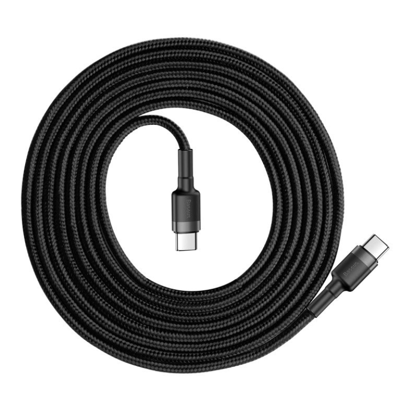 Baseus CATKLF-HG1 Cafule USB-C 60W 2m szürke/fekete kábel