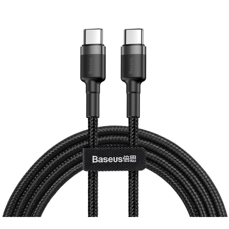 Baseus CATKLF-HG1 Cafule USB-C 60W 2m szürke/fekete kábel
