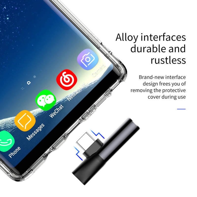 Baseus CATL41-01 USB-C/3,5 mm-es csatlakozó Fekete