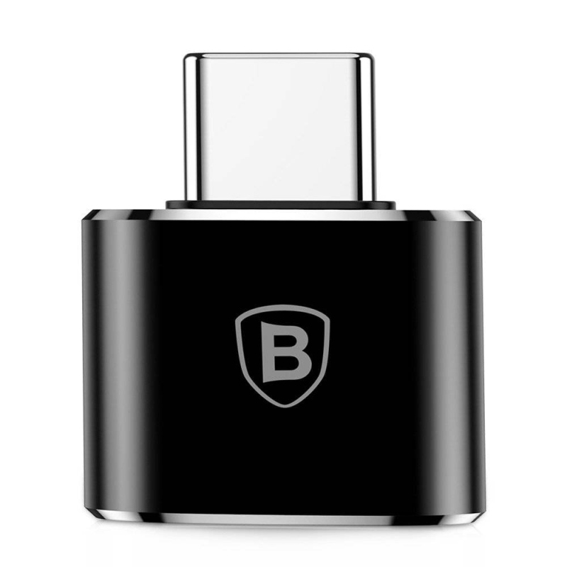 Baseus CATOTG-01 USB-A USB-C adapterre Fekete