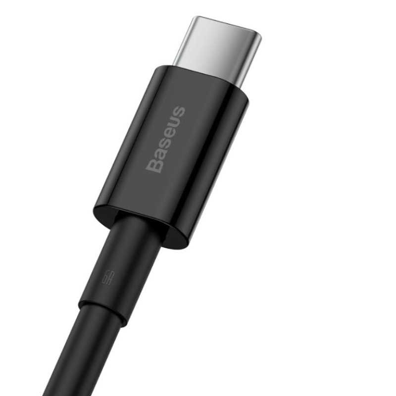 Baseus CATYS-01 Superior gyors töltőkábel USB-C 66W 1m Fekete