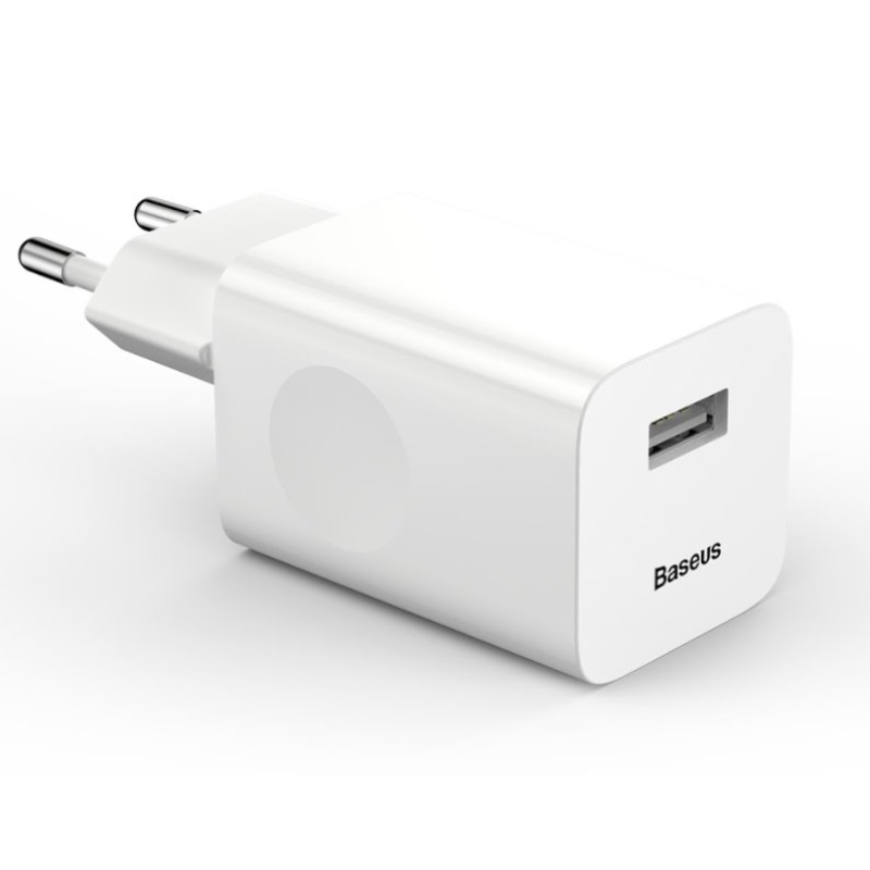 Baseus CCALL-BX02 Gyorstöltő 24W-os töltő Fehér