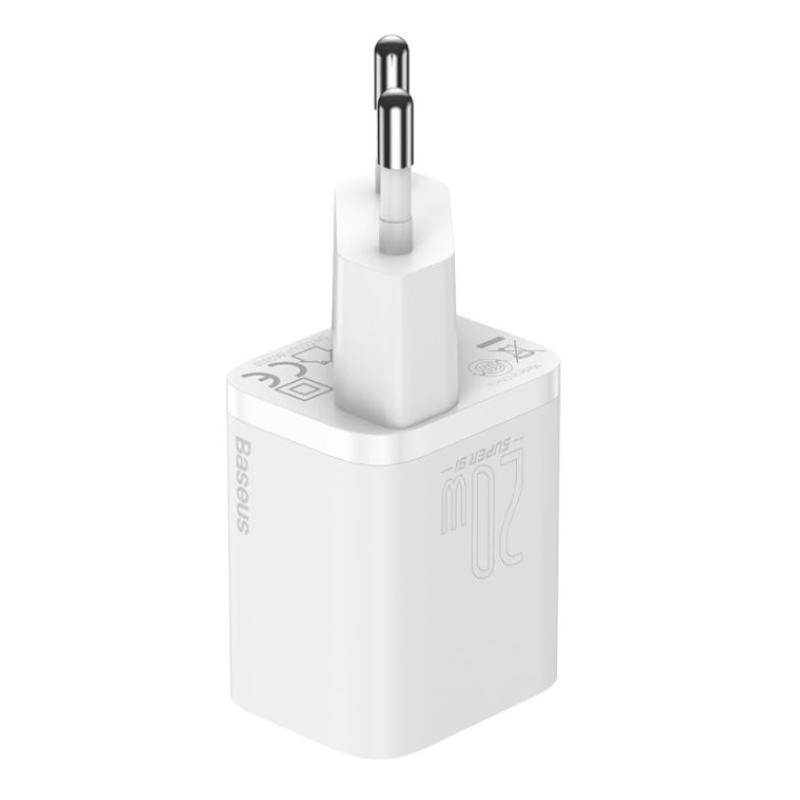 Baseus CCSUP-B02 Super Si gyorstöltő USB-C 20W Fehér