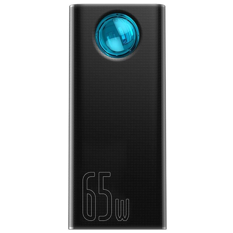 Baseus PPLG000101 Amblight digitális kijelző Powerbank 30000mAh 65W fekete színű