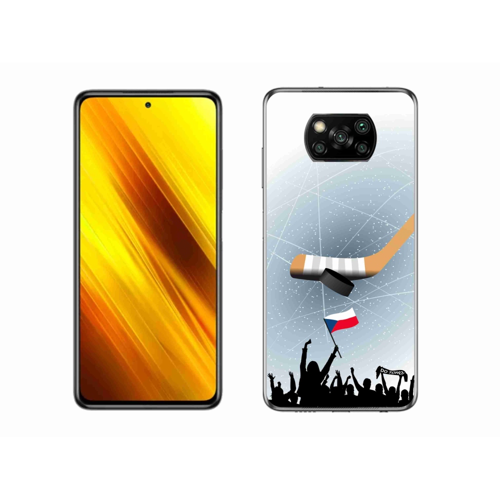 Gél borítás mmCase a Xiaomi Poco X3-hoz - hoki rajongóknak